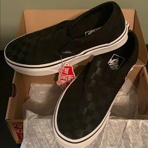Big kids Vans slip ons